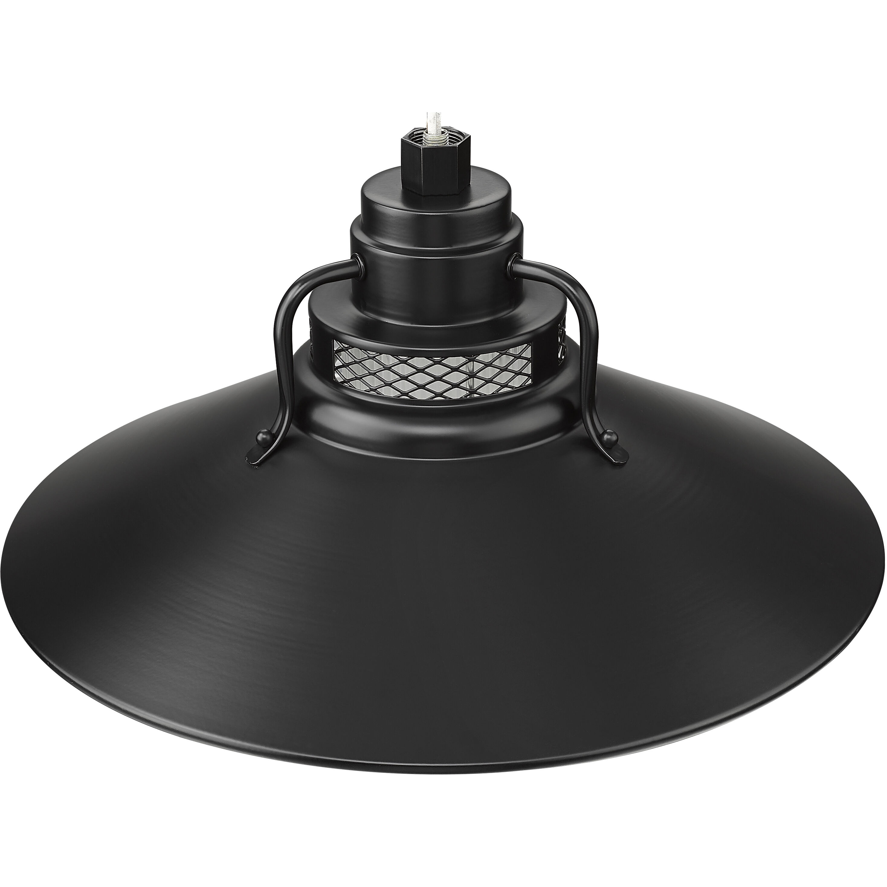 R Series Satin Black 18 inch Railroad Shade